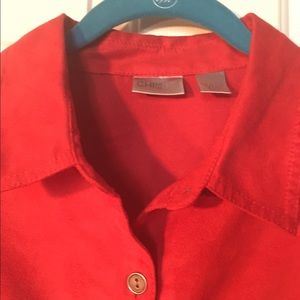 Chico's Red Suede Jacket
